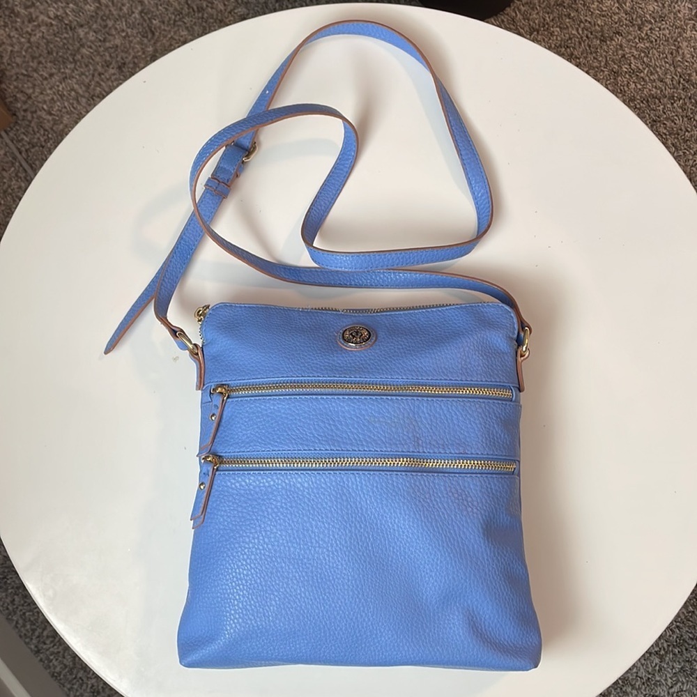 Anne Klein | Blue Tassel Crossbody Purse